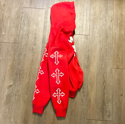 "Make God Proud" Red Sweatsuit